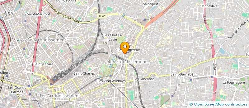localisation de l'entreprise MADAME ALIX EBOULE NDOUMBE  MARSEILLE