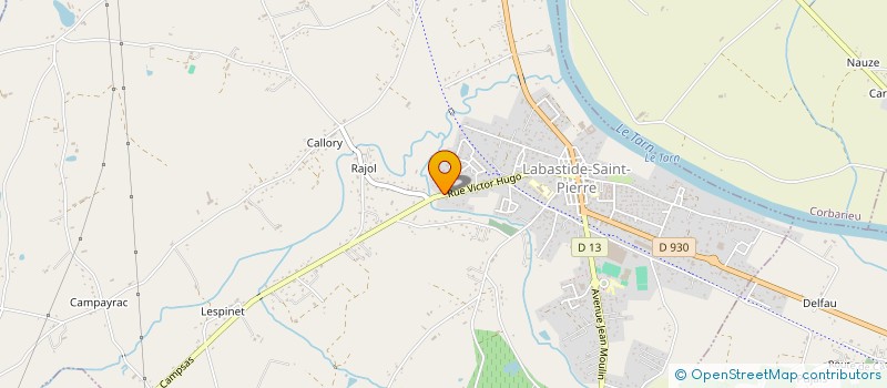 localisation de l'entreprise MADAME ALIX FAURE-BRAC  LABASTIDE-SAINT-PIERRE