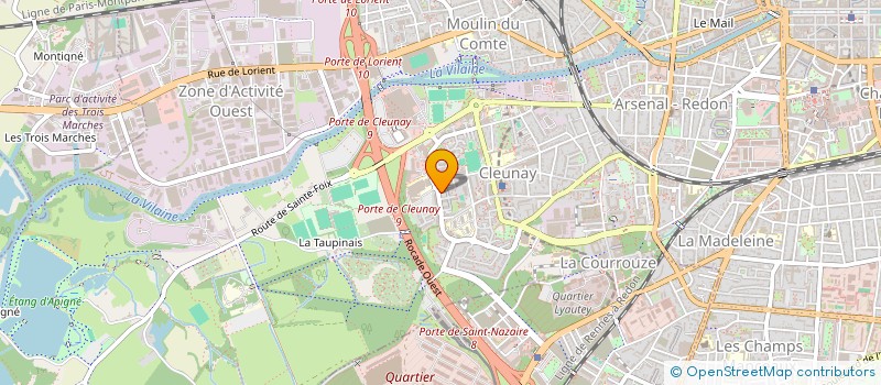 localisation de l'entreprise MADAME ALIX FLORE EMILIE THIRY  RENNES