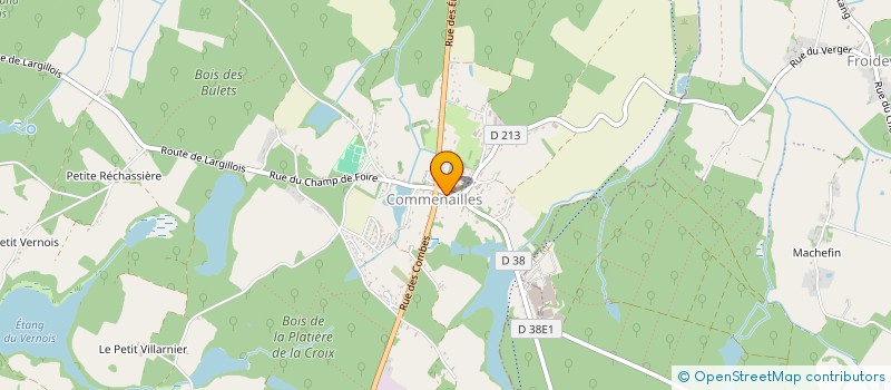 localisation de l'entreprise MADAME ALIX GIRARD  COMMENAILLES