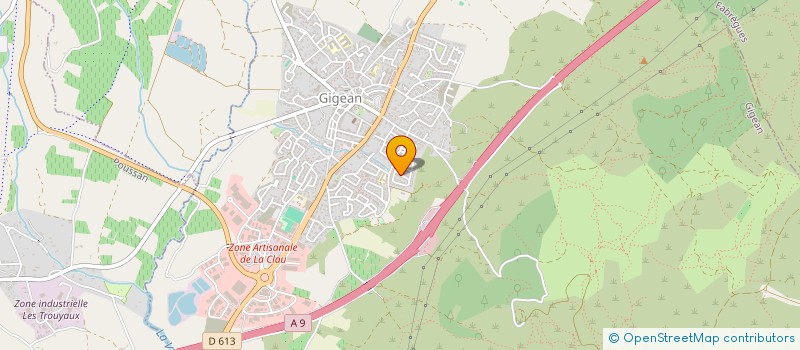 localisation de l'entreprise MADAME ALIX GONTIER  GIGEAN