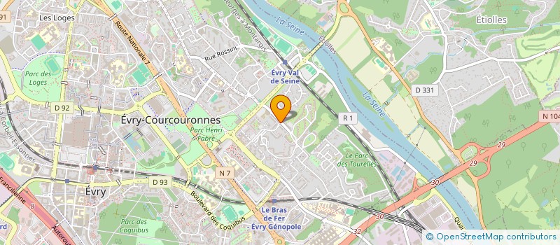 localisation de l'entreprise MADAME ALIX GUILHEM à EVRY-COURCOURONNES