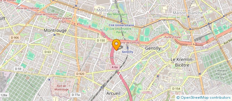 localisation de l'entreprise MADAME ALIX HAY  GENTILLY