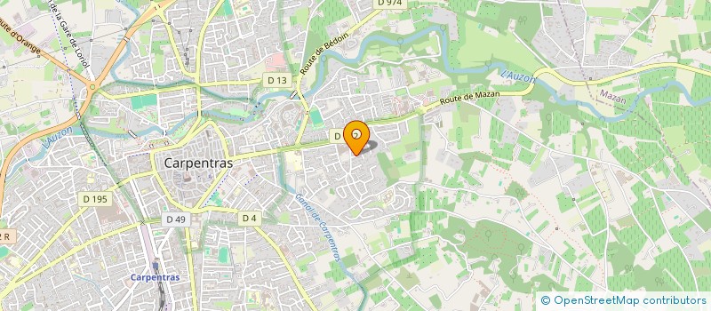 localisation de l'entreprise MADAME ALIX KAHNES à CARPENTRAS