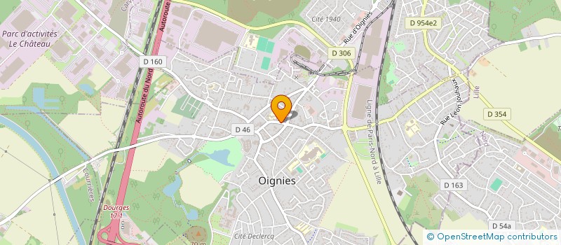 localisation de l'entreprise MADAME ALIX KAYEMBE WA KAYEMBE  OIGNIES