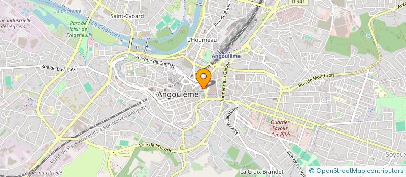 localisation de l'entreprise MADAME ALIX KIM à ANGOULEME