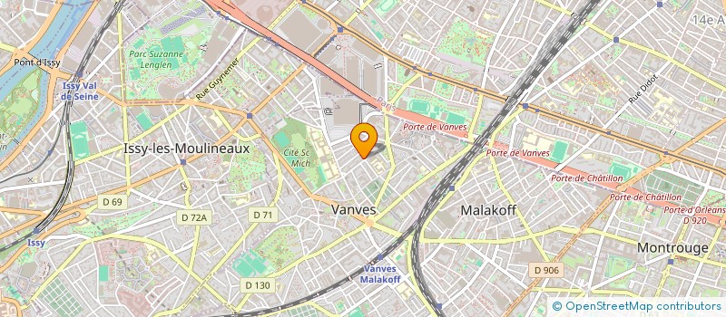 localisation de l'entreprise MADAME ALIX LEBRAT  VANVES