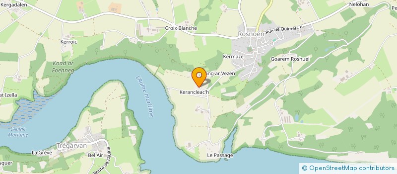 localisation de l'entreprise MADAME ALIX LEVAIN  ROSNOEN