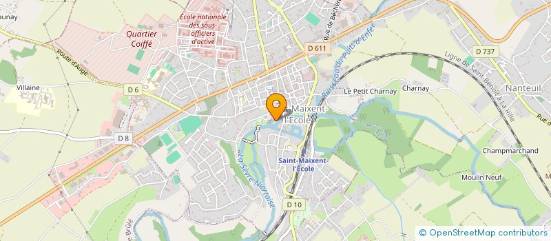 localisation de l'entreprise MADAME ALIX LEVESQUE  ST MAIXENT L ECOLE