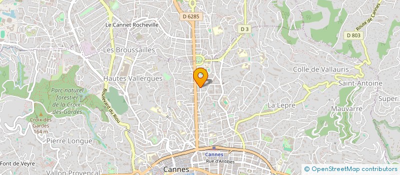 localisation de l'entreprise MADAME ALIX LIMOGES  CANNES