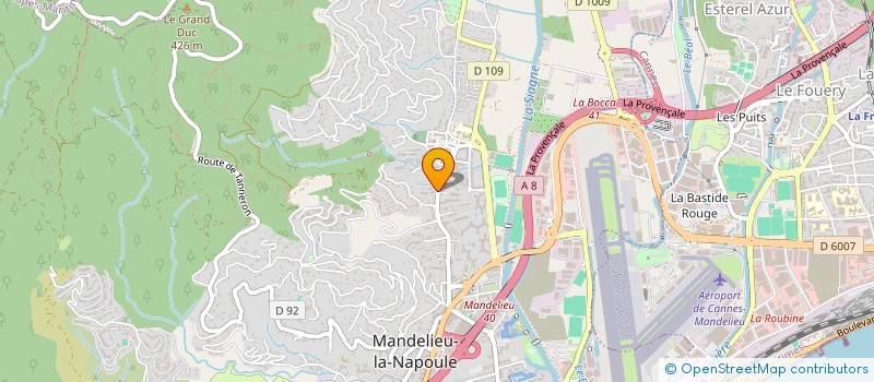 localisation de l'entreprise MADAME ALIX MAILFERT  MANDELIEU-LA-NAPOULE