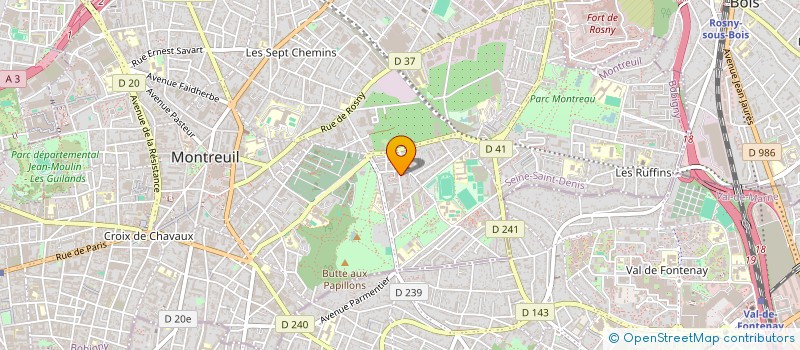 localisation de l'entreprise MADAME ALIX MATARRESE à MONTREUIL