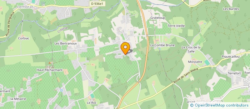 localisation de l'entreprise MADAME ALIX MATHIE  CREYSSE