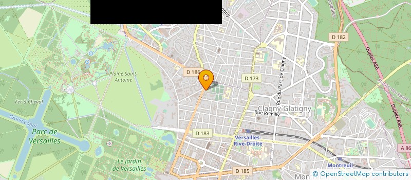 localisation de l'entreprise MADAME ALIX MAURER à VERSAILLES