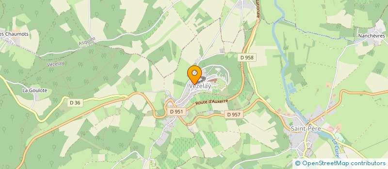 localisation de l'entreprise MADAME ALIX MAZERAND à VEZELAY