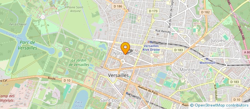 localisation de l'entreprise MADAME ALIX MESNIER à VERSAILLES