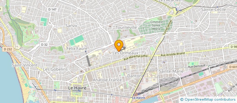 localisation de l'entreprise MADAME ALIX MONTLOIN à LE HAVRE