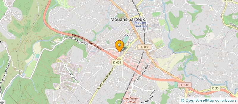 localisation de l'entreprise MADAME ALIX MORAND à MOUANS-SARTOUX