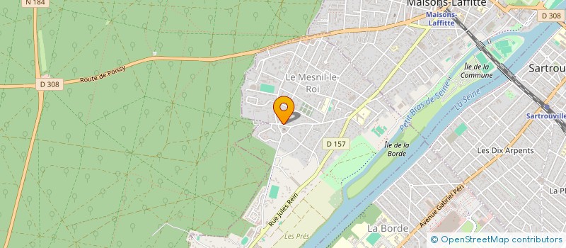 localisation de l'entreprise MADAME ALIX MOREAUX  LE MESNIL-LE-ROI