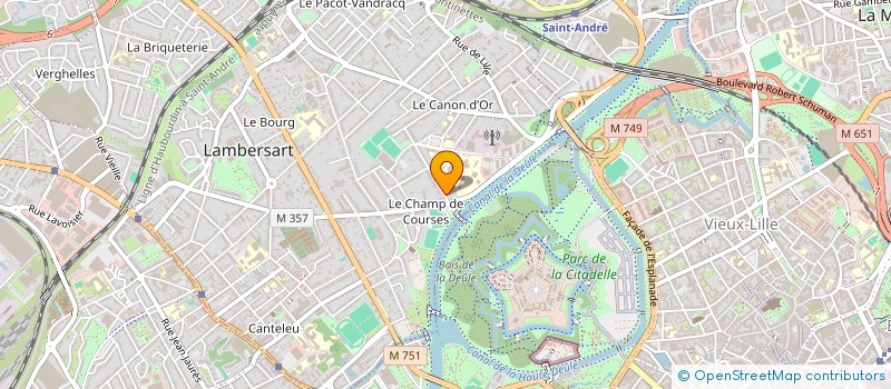 localisation de l'entreprise MADAME ALIX MOULIN  LAMBERSART