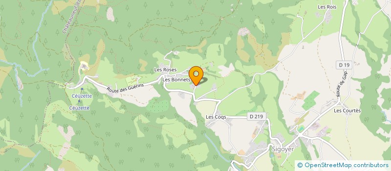 localisation de l'entreprise MADAME ALIX PARMENTIER  SIGOYER