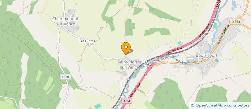 localisation de l'entreprise MADAME ALIX PEROTIN  SAINT-PIERRE-SUR-VENCE