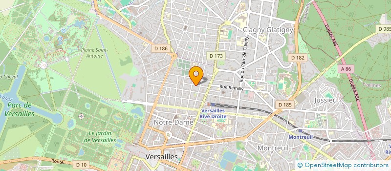 localisation de l'entreprise MADAME ALIX PLANCADE à VERSAILLES