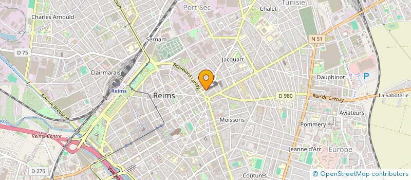 localisation de l'entreprise MADAME ALIX PRAT  REIMS