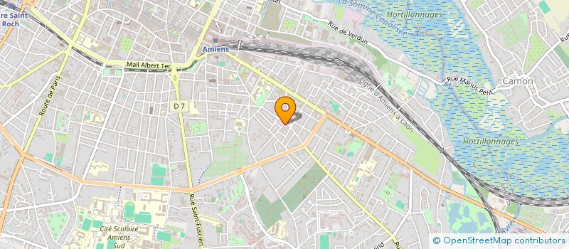 localisation de l'entreprise MADAME ALIX RABIER à AMIENS