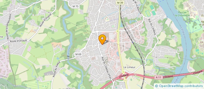 localisation de l'entreprise MADAME ALIX REBORA à LA CHAPELLE-SUR-ERDRE