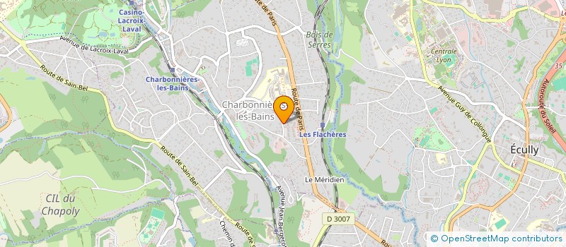 localisation de l'entreprise MADAME ALIX REMOND  CHARBONNIERES-LES-BAINS