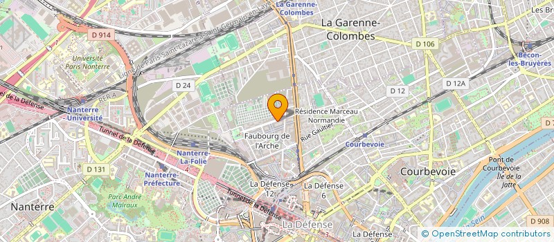 localisation de l'entreprise MADAME ALIX ROBERT à COURBEVOIE