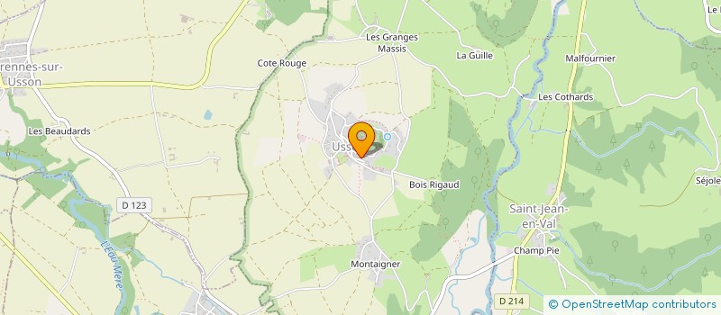 localisation de l'entreprise MADAME ALIX SAUVADET à SAUXILLANGES