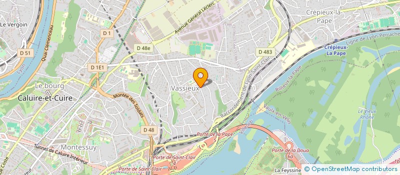 localisation de l'entreprise MADAME ALIX SAVEY  CALUIRE-ET-CUIRE