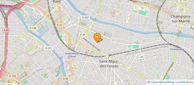 localisation de l'entreprise MADAME ALIX SERGENT à SAINT-MAUR-DES-FOSSES