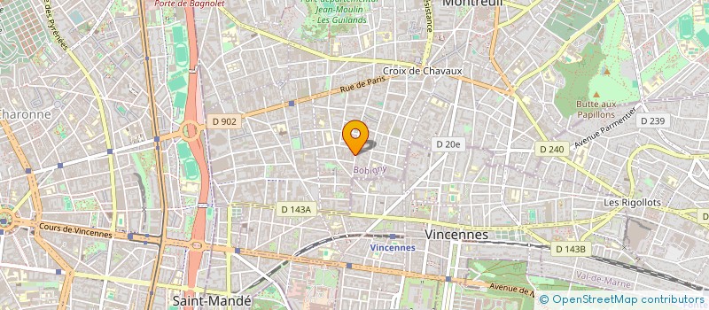 localisation de l'entreprise MADAME ALIX SULMONT à MONTREUIL