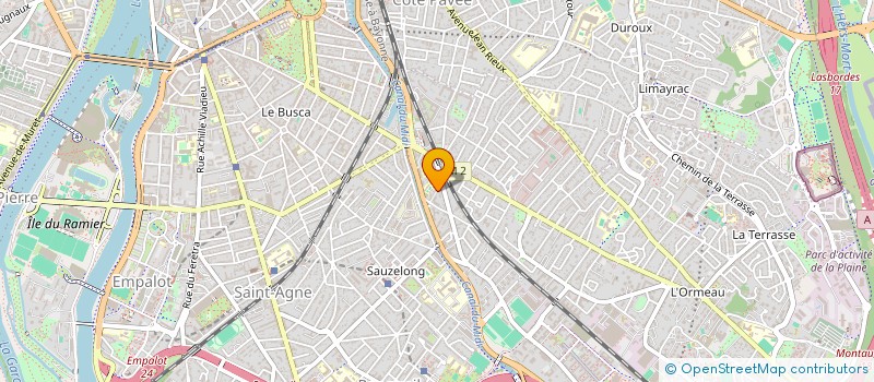 localisation de l'entreprise MADAME ALIX TERRET  TOULOUSE