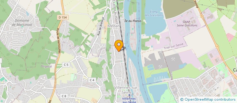 localisation de l'entreprise MADAME ALIX THIERRY  VILLENNES-SUR-SEINE