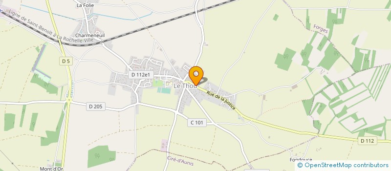 localisation de l'entreprise MADAME ALIX TOE  SAINTES