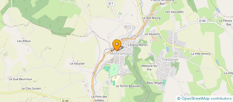 localisation de l'entreprise MADAME ALIX VALTILLE-DUBREUIL  MONCONTOUR