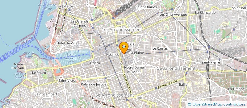 localisation de l'entreprise MADAME ALIX VIGOUROUX  MARSEILLE