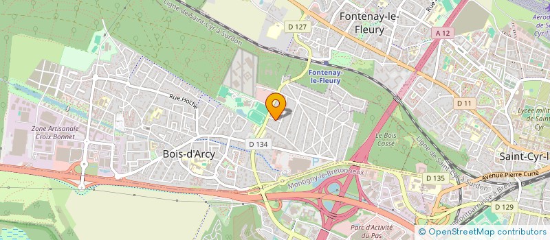 localisation de l'entreprise MADAME ALIX WEILL  BOIS D ARCY