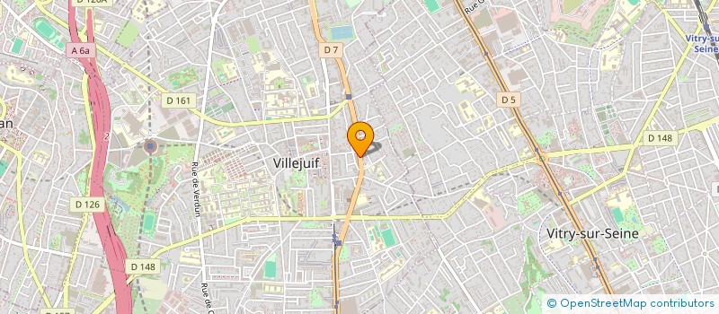 localisation de l'entreprise MADAME ALIX XIAO  VILLEJUIF