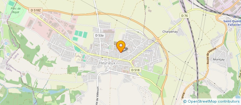 localisation de l'entreprise MADAME ALIYA BELARBI  HEYRIEUX