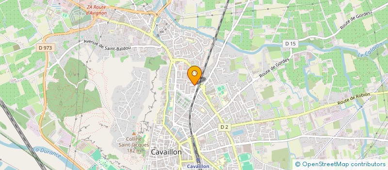 localisation de l'entreprise MADAME ALIYAH AMAUDRIC BENNACEUR à CAVAILLON