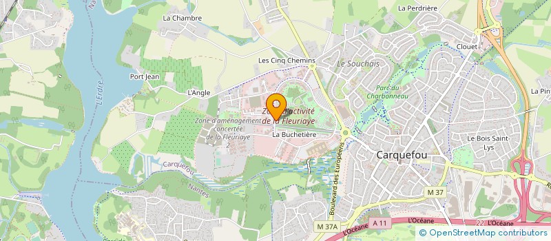 localisation de l'entreprise MADAME ALIZE BLANDIN  CARQUEFOU