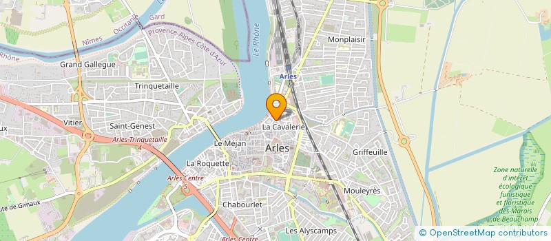 localisation de l'entreprise MADAME ALIZE BOZE-HERVE  ARLES