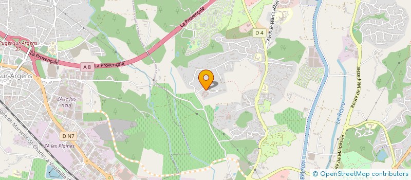 localisation de l'entreprise MADAME ALIZE GAUBERT à FREJUS