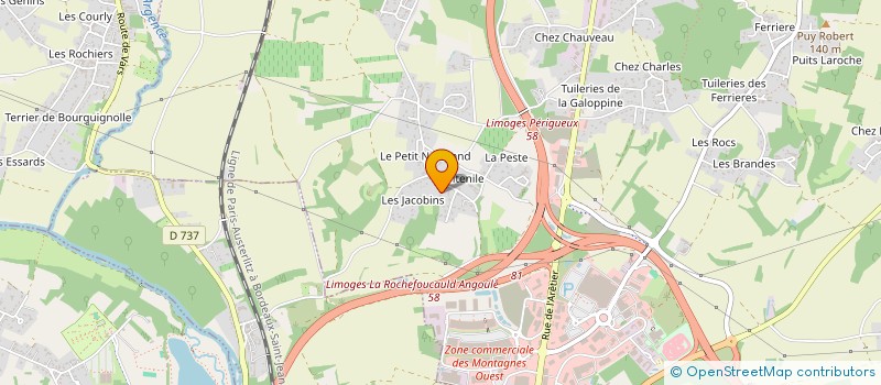 localisation de l'entreprise MADAME ALIZE GUERRET  CHAMPNIERS