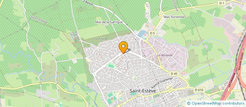 localisation de l'entreprise MADAME ALIZE HENRY  SAINT-ESTEVE